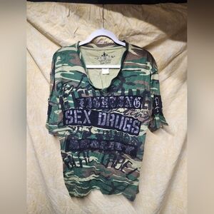 Camouflage Blac Label Vintage T Shirt Size L